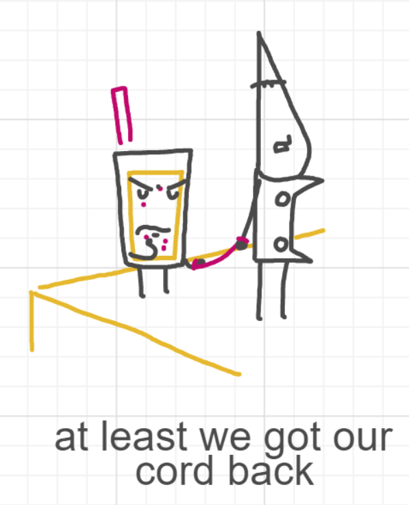 A panel from Running Duos, episode four of the Board Boards object show by Furretwalk/WalkingFurret.